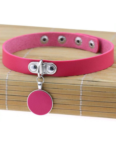 Ras de cou Round Moon Rose 