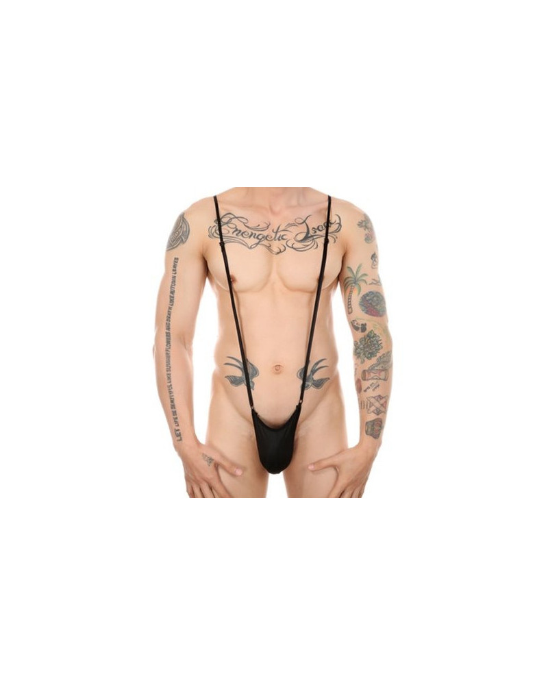 Singlet fin Strappia Noir 