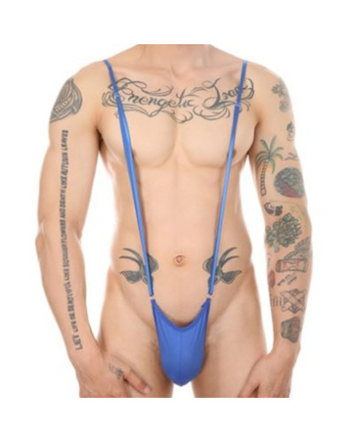 Singlet fin Strappia Bleu 