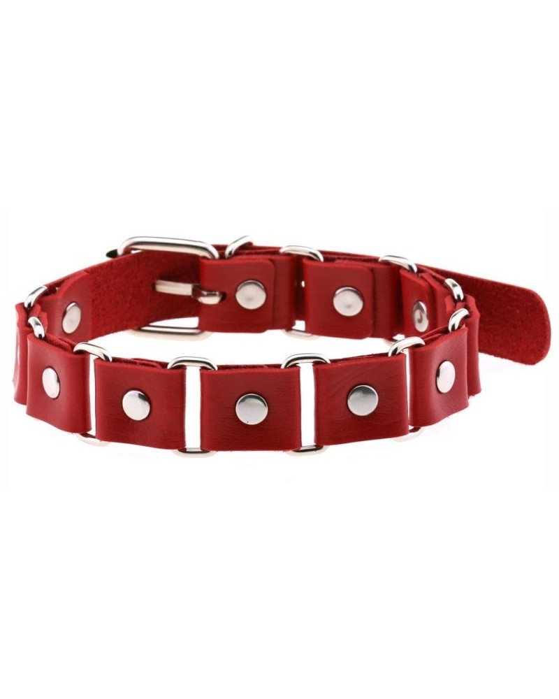 Ras de cou Stitch Rouge 