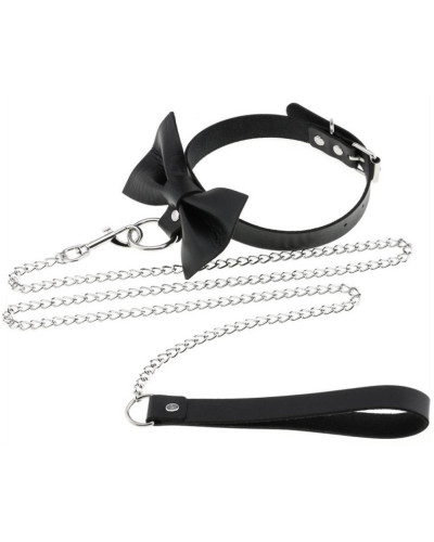 Collier Laisse Bowy Slave Noir 