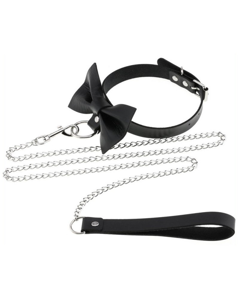Collier Laisse Bowy Slave Noir 
