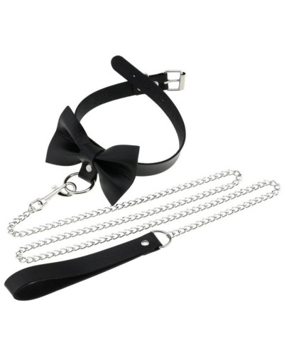 Collier Laisse Bowy Slave Noir 