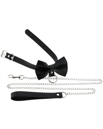 Collier Laisse Bowy Slave Noir 