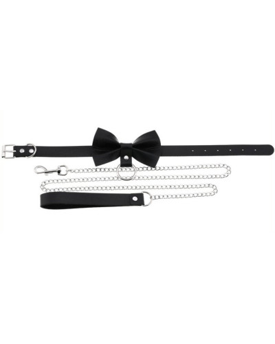 Collier Laisse Bowy Slave Noir 