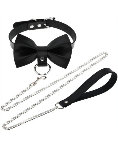 Collier Laisse Bowy Slave Noir 