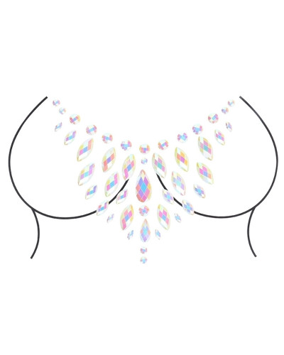 Stickers Strass Décolleté Phosphorescents Glow Chest 
