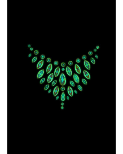 Stickers Strass Décolleté Phosphorescents Glow Chest 