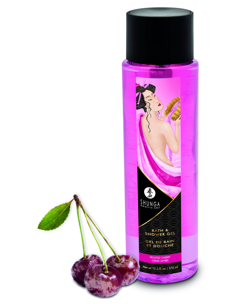 Gel de bain et douche Shunga Cerise Givrée 370ml 