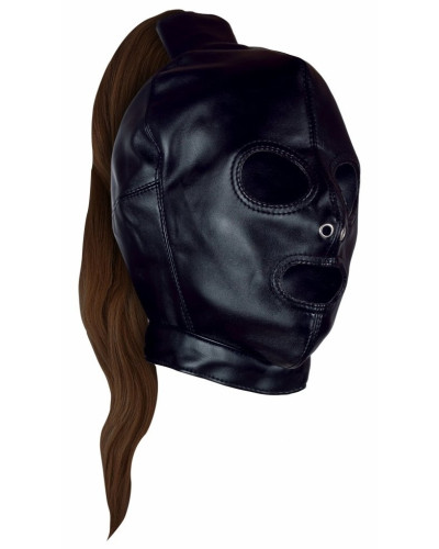 Cagoule Queue de cheval Brune Hood Tail 