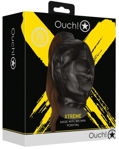 Cagoule Queue de cheval Brune Hood Tail 