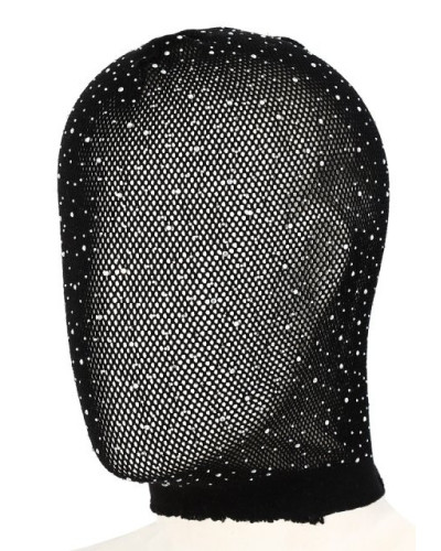 Cagoule en Résille avec Strass Diamands 