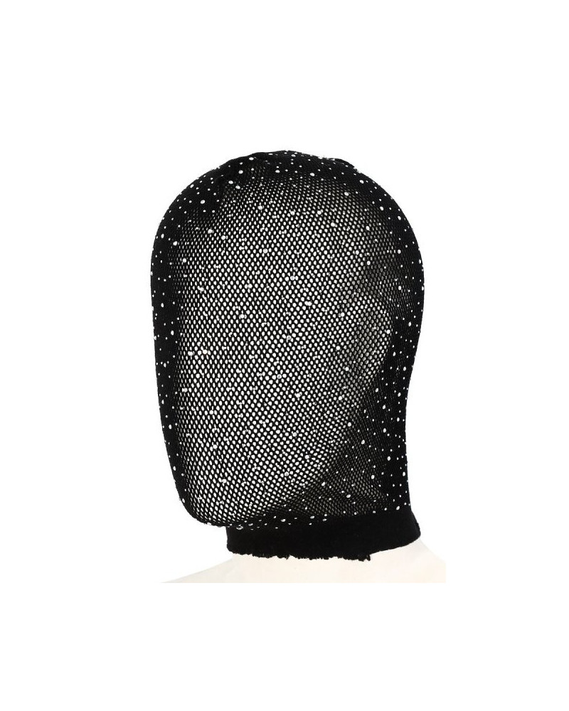 Cagoule en Résille avec Strass Diamands 