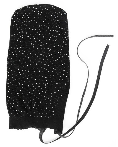 Cagoule en Résille avec Strass Diamands 