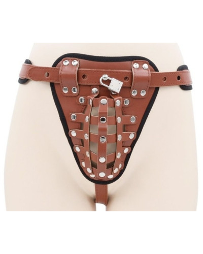 Ceinture de chasteté Belt Full Marron 