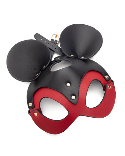 Masque SM Black Mouse Noir et Rouge 