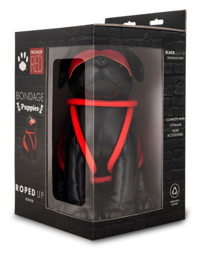Chien en Simili Rover 24cm Noir 