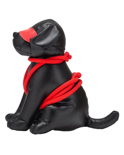 Chien en Simili Rover 24cm Noir 