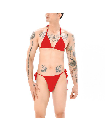 Ensemble Mankini Sumiro 2 Pièces Rouge 