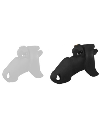 Cage de Chasteté Flexty M 10.5 x 3.5cm Noire 