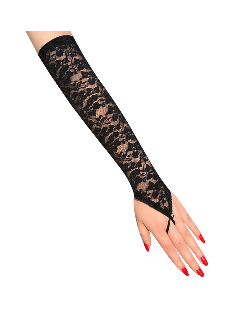 Mitaines Longues Nessa Noires 