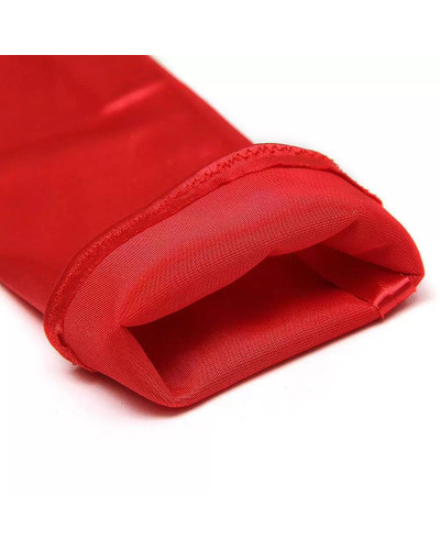 Mitaines Longues Satin Gloves Rouges 