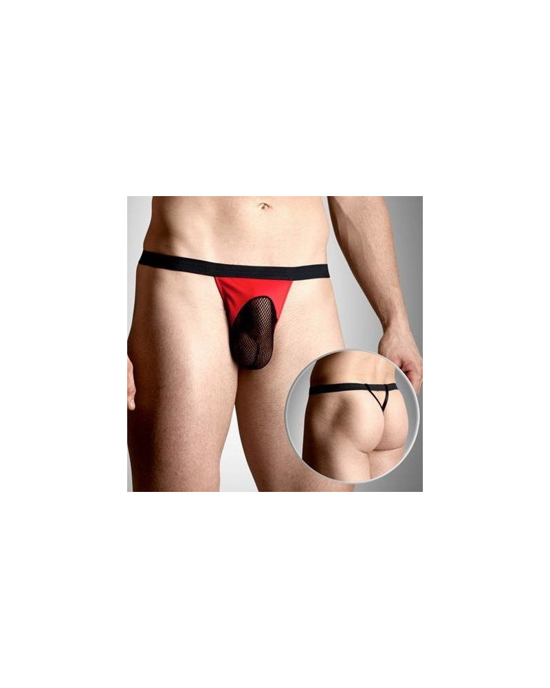 String Homme Mesh Rouge Taille:M/L Couleur principale:Rouge