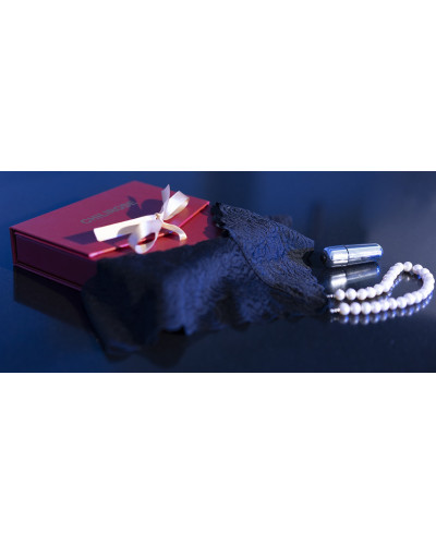 String perlé Izia + Mini vibro Noir  Couleur principale:Noir