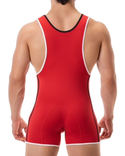 Singlet Allan Rouge  Couleur principale:Rouge