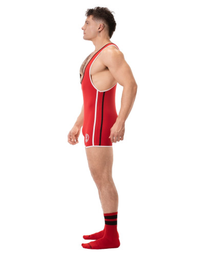 Singlet Allan Rouge  Couleur principale:Rouge