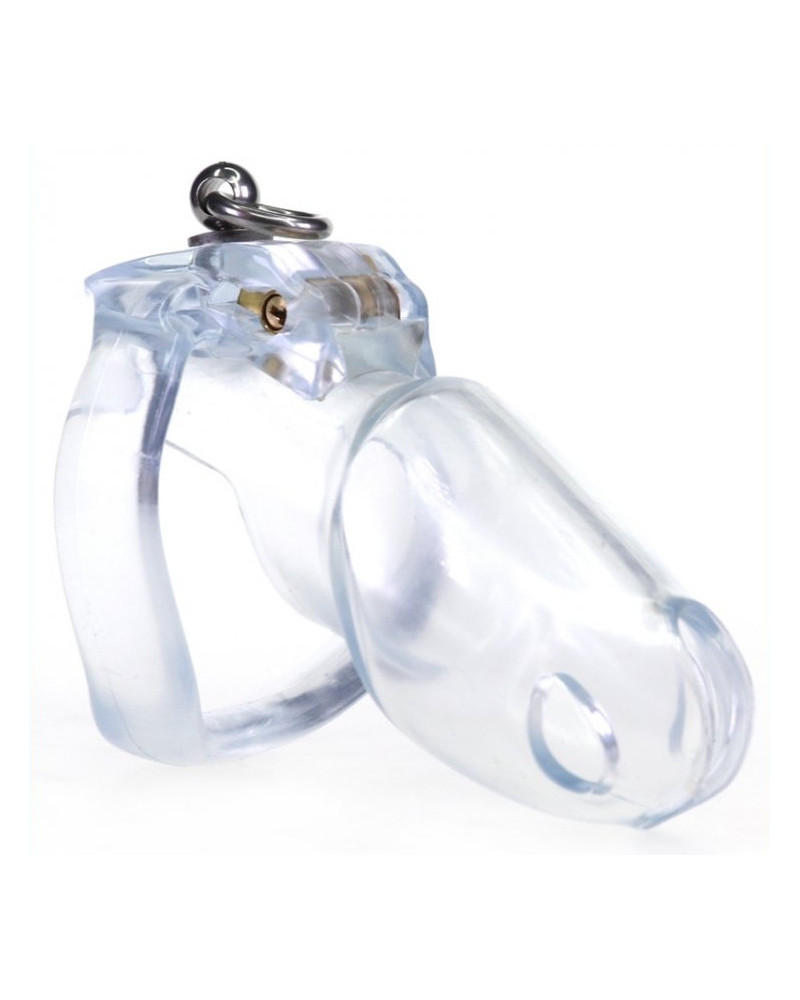 Cage de chasteté Dick Off 10 x 3cm Transparent 