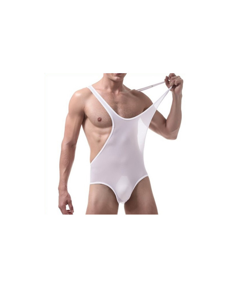 Body Singlet Fin Blanc  Couleur principale:Blanc