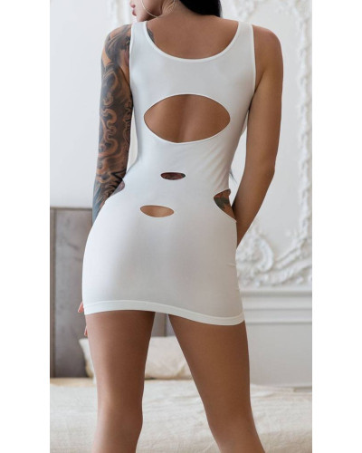 Robe Ilyna - Blanche Taille:S/M Couleur principale:Blanc