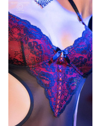 Body Tahama Noir-Rouge  Couleur principale:Noir Couleur secondaire:Rouge