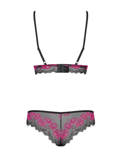 Ensemble Tulia 2 Pièces Noir-Rose  Couleur principale:Noir Couleur secondaire:Rose