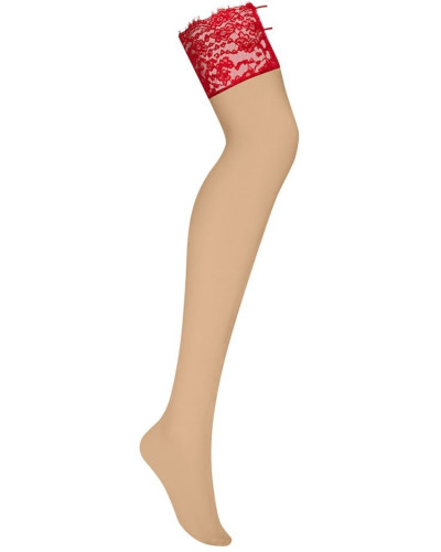 Bas Rediosa Rouges  Couleur principale:Rouge