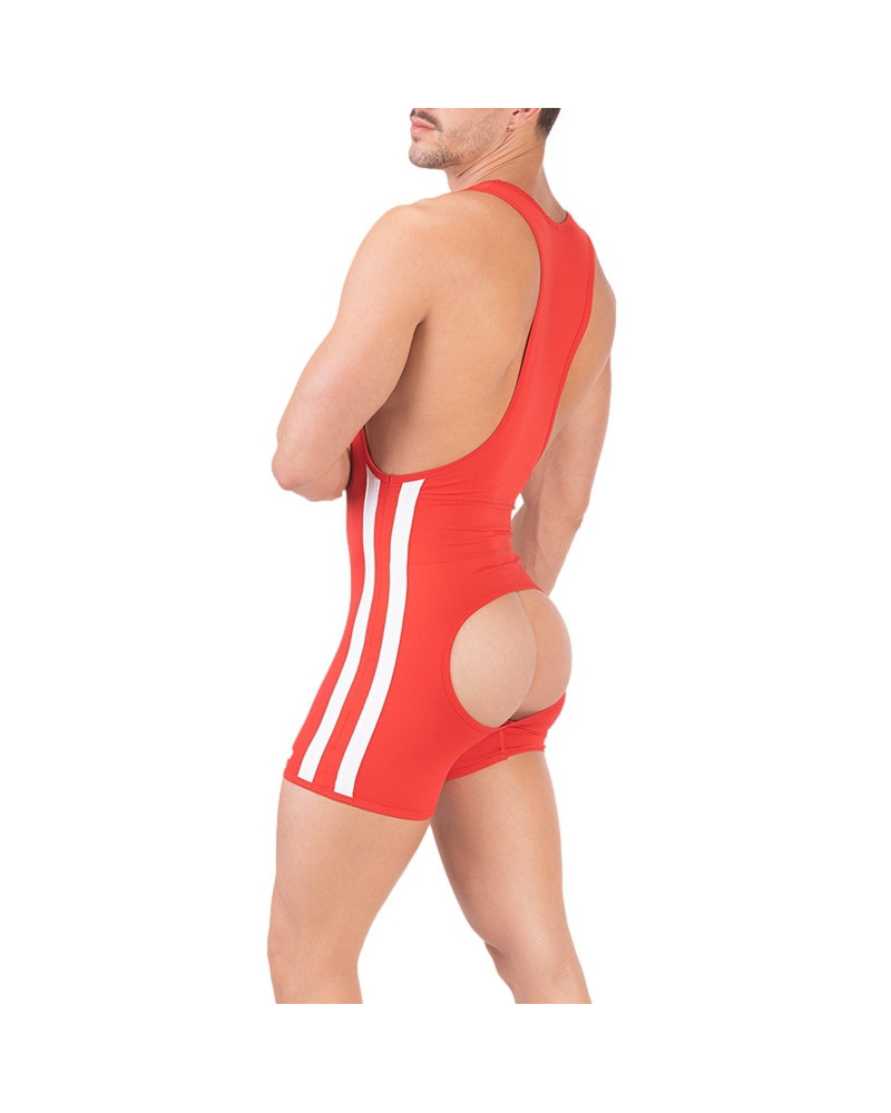 Singlet Backless DASTIN Rouge  Couleur principale:Rouge