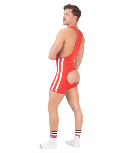 Singlet Backless DASTIN Rouge  Couleur principale:Rouge