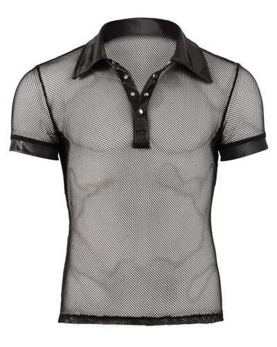 T-shirt sexy NET MEN Noir  Couleur principale:Noir
