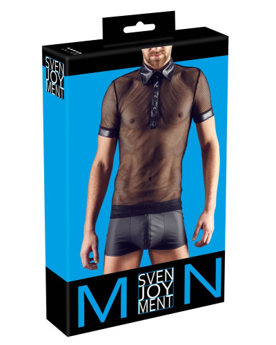 T-shirt sexy NET MEN Noir  Couleur principale:Noir