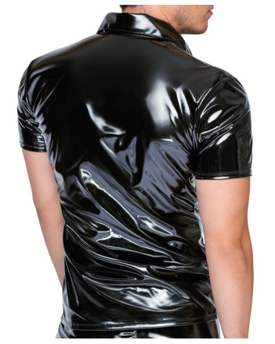 Chemise VINYL POLO Noire  Couleur principale:Noir