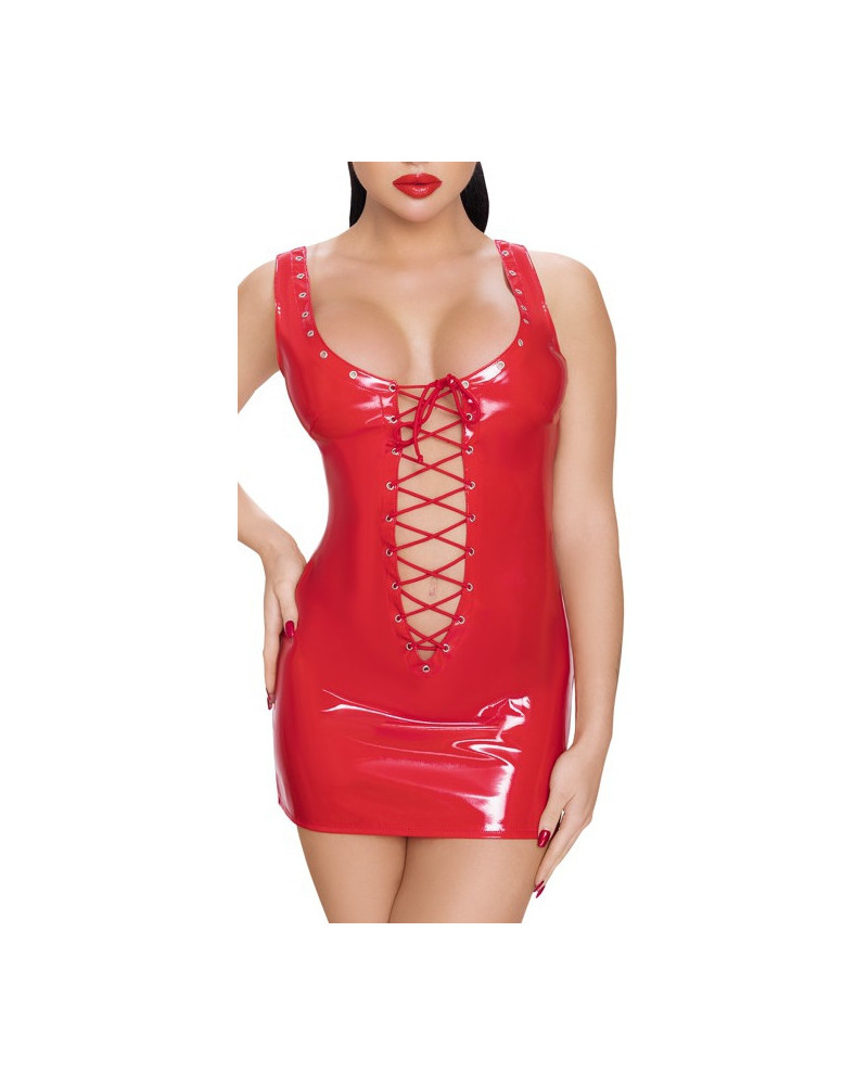 Robe Vinyl Dress Rope Rouge  Couleur principale:Rouge