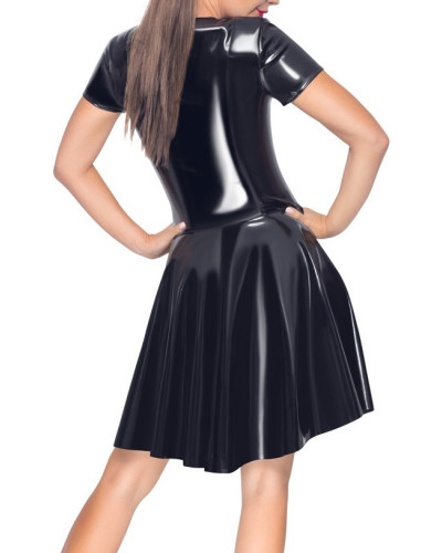 Robe Vinyl Dress Fripon Noire  Couleur principale:Noir