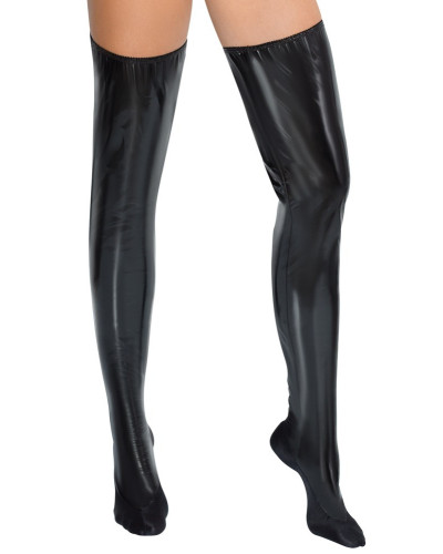 Cuissardes Vinyl Bed Boots Noire  Couleur principale:Noir