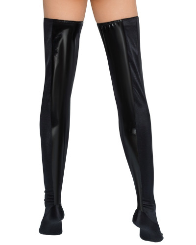 Cuissardes Vinyl Bed Boots Noire  Couleur principale:Noir