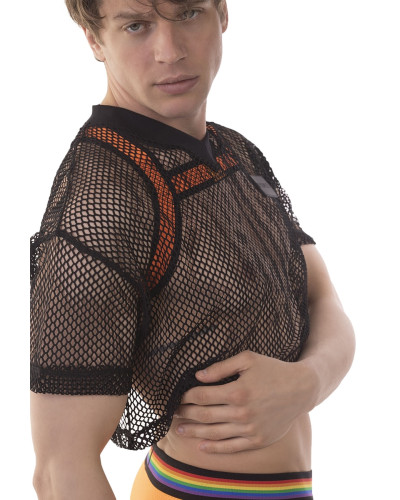 Crop Top Despino Noir  Couleur principale:Noir