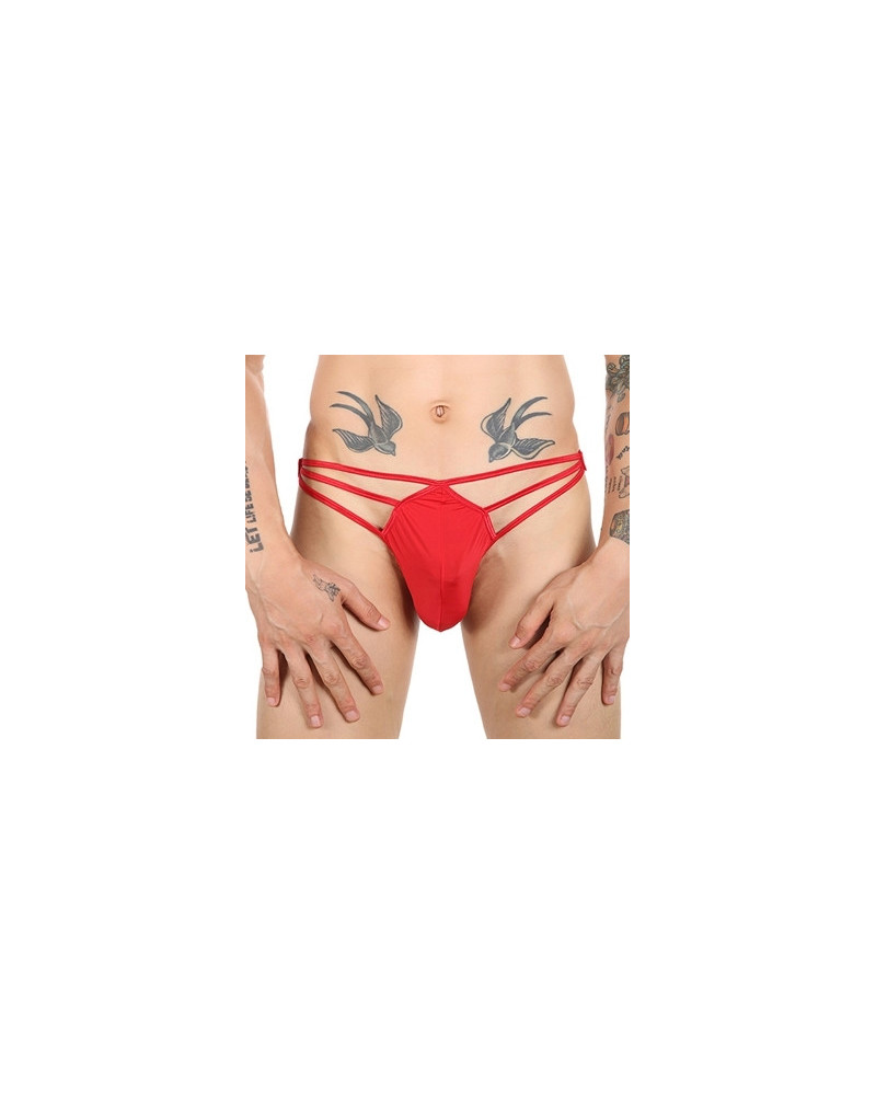 String sexy Batavio Rouge  Couleur principale:Rouge