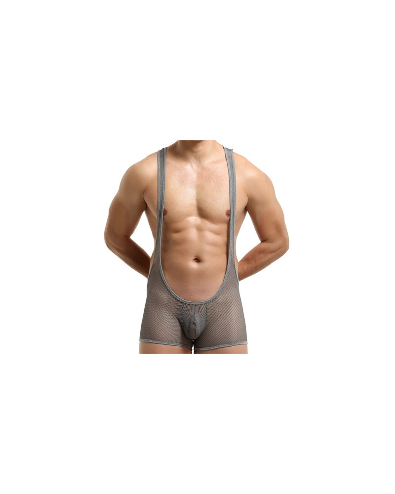 Singlet sexy Tocki Gris  Couleur principale:Gris