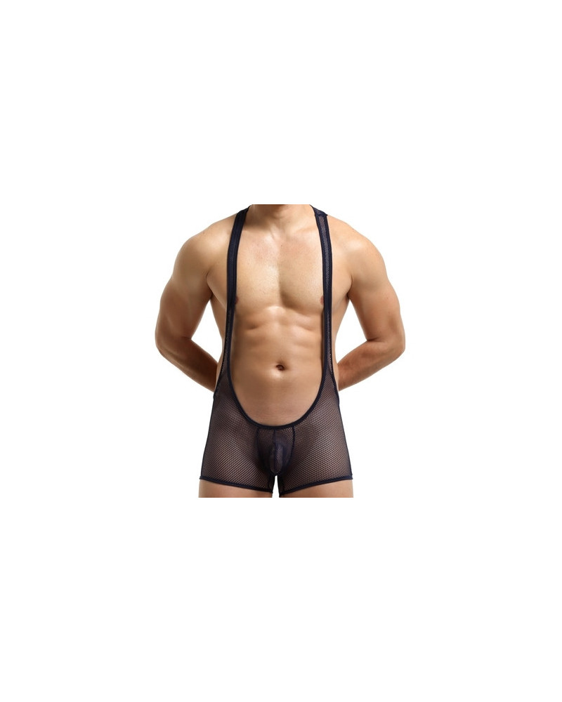 Singlet sexy Tocki Noir  Couleur principale:Noir