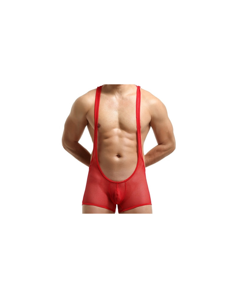 Singlet sexy Tocki Rouge  Couleur principale:Rouge